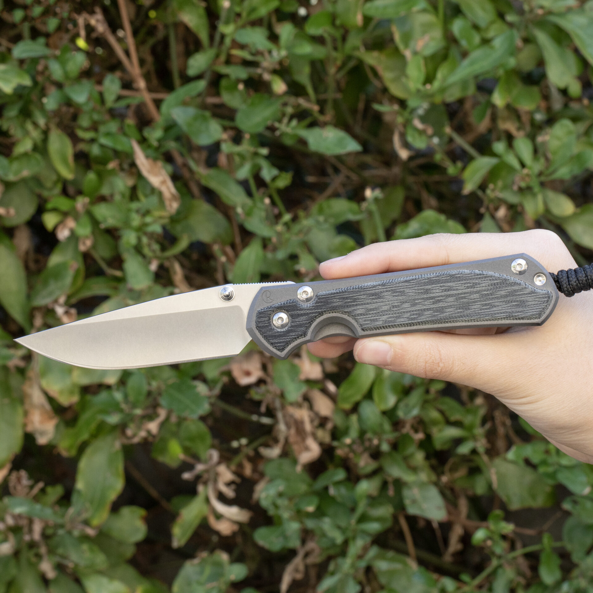 Chris Reeve Knives Large Sebenza 31 Black Canvas Micarta L31-1200 - Image 3