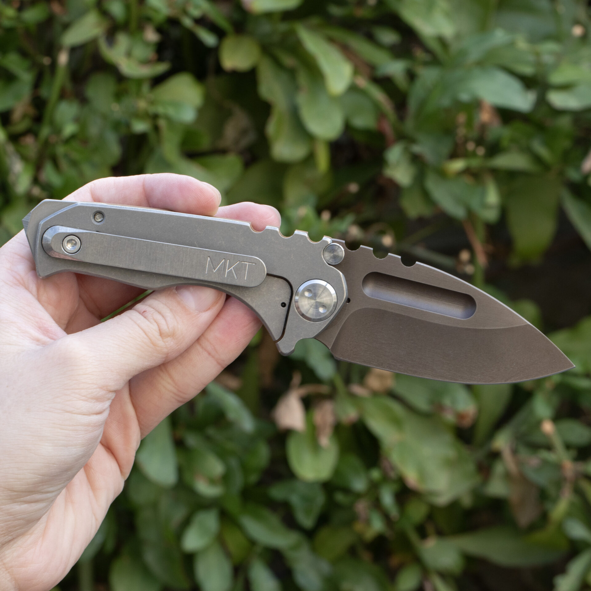 Medford Micro Preatorian Coyote Brown G10/Bronze Titanium Handles LTd 28/150 - Image 2