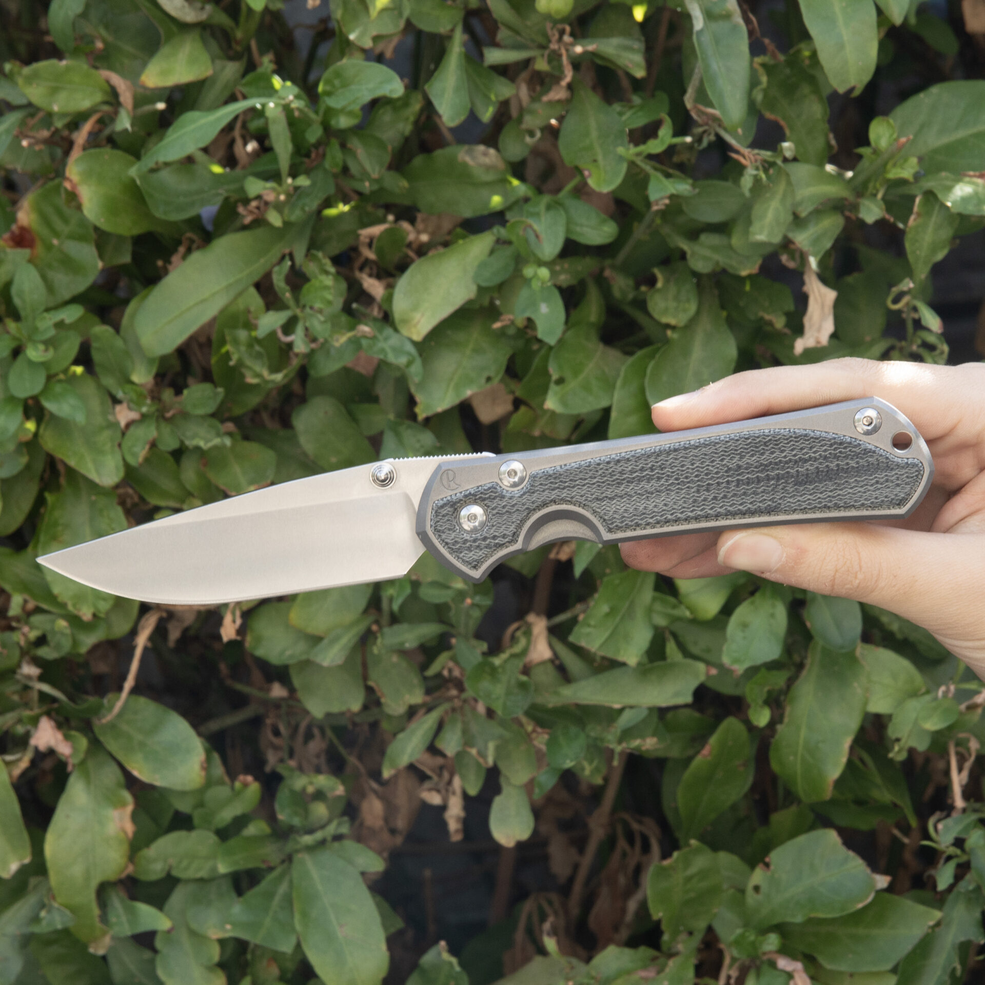 Chris Reeve Large Sebenza 31 Black Canvas Micarta Drop Point L31-1200 - Image 3