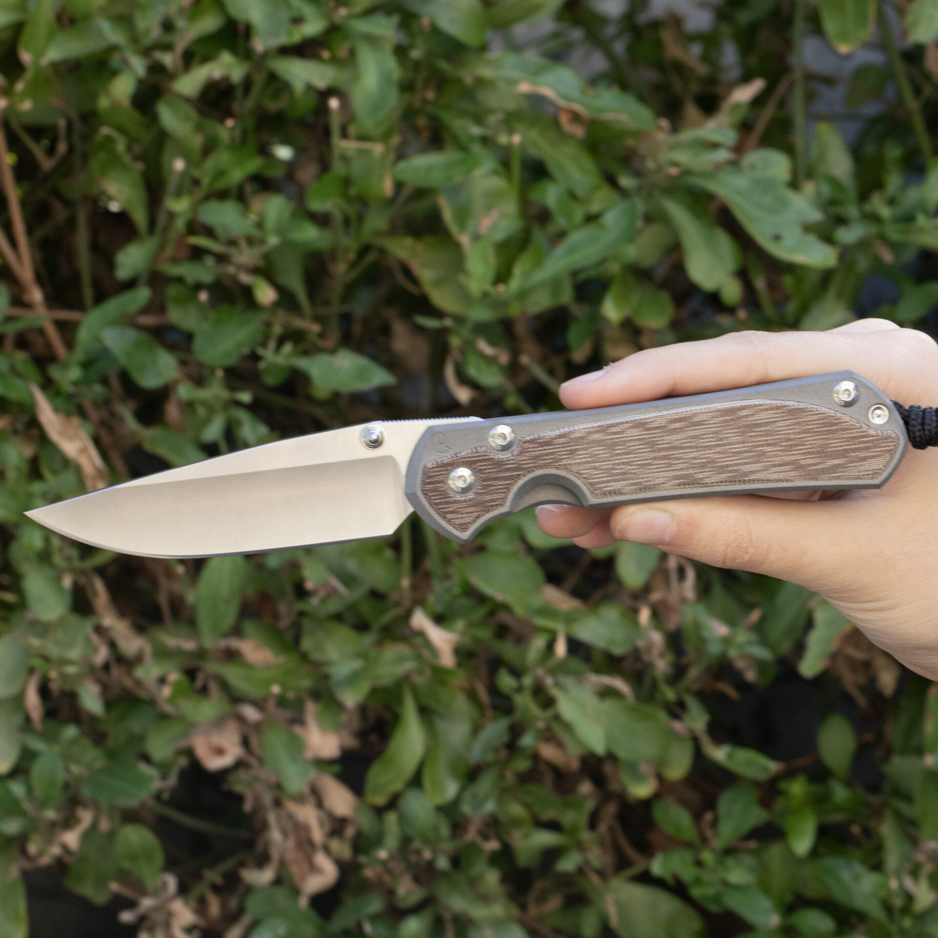 Chris Reeve Knives Large Sebenza 31 Natural Canvas Micarta L31-1212 - Image 3
