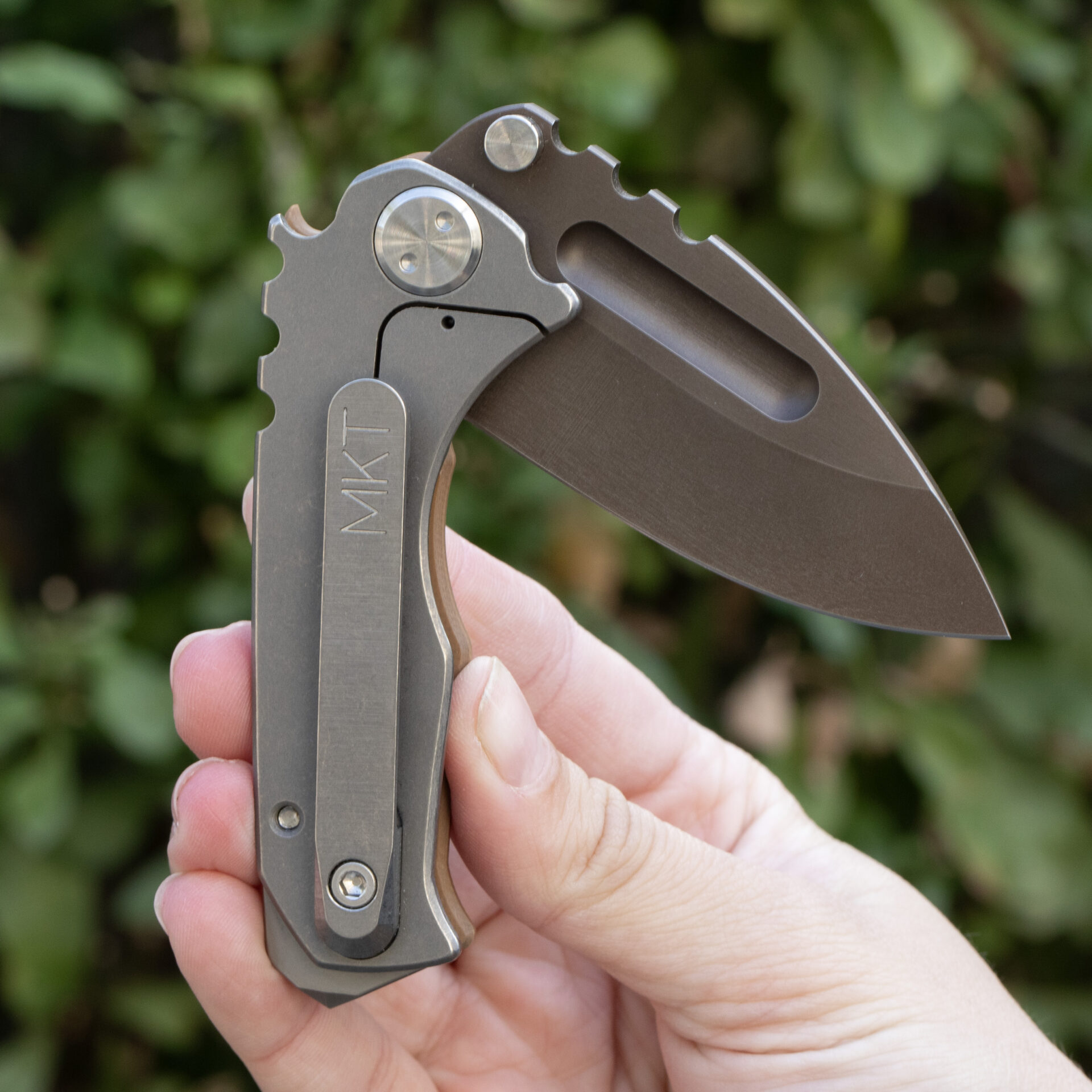 Medford Micro Preatorian Coyote Brown G10/Bronze Titanium Handles LTd 28/150 - Image 4