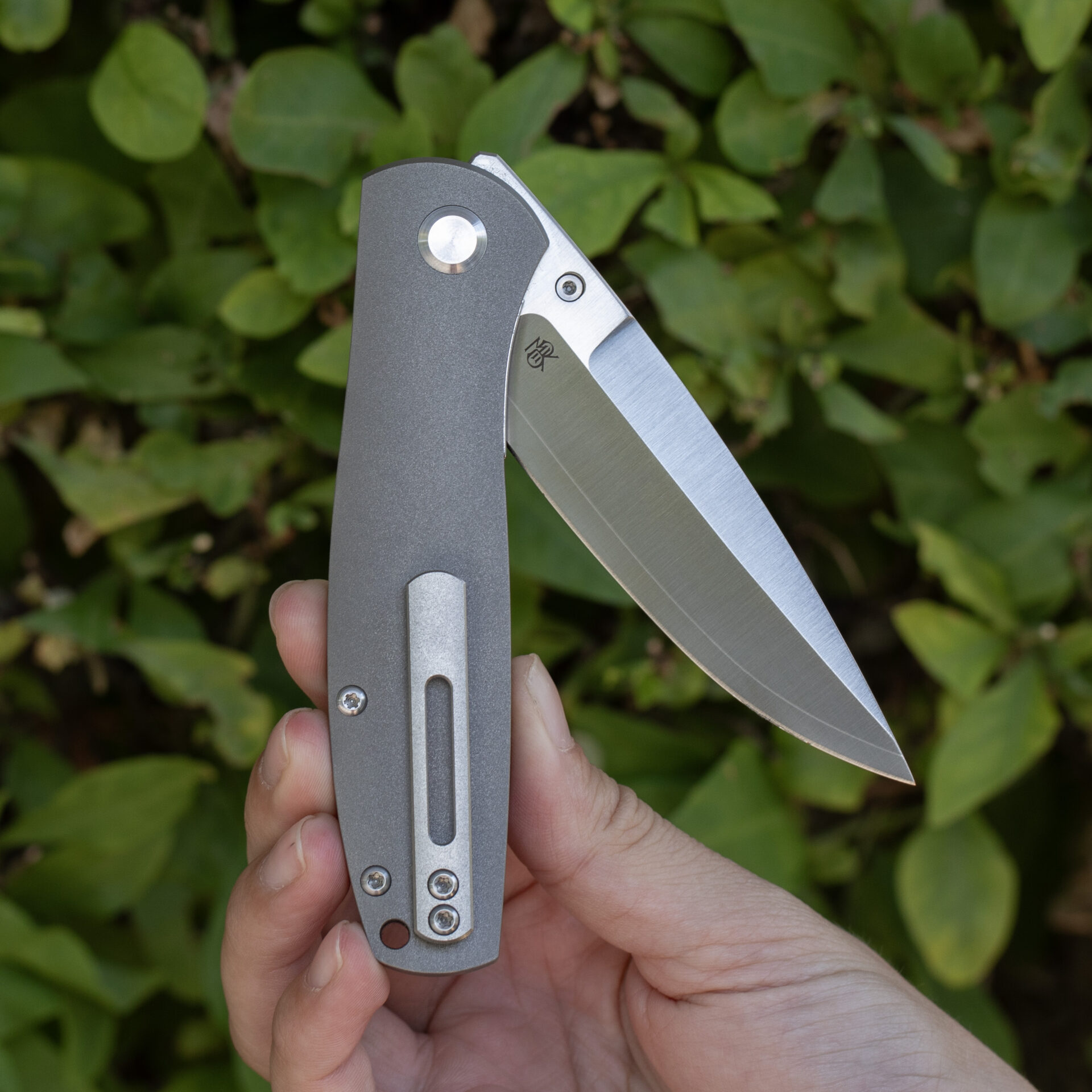 Monterey Bay Knives Rosalinda, Zirblast Titanium Handle, ZDP-189 (66-67HRC) - Image 4
