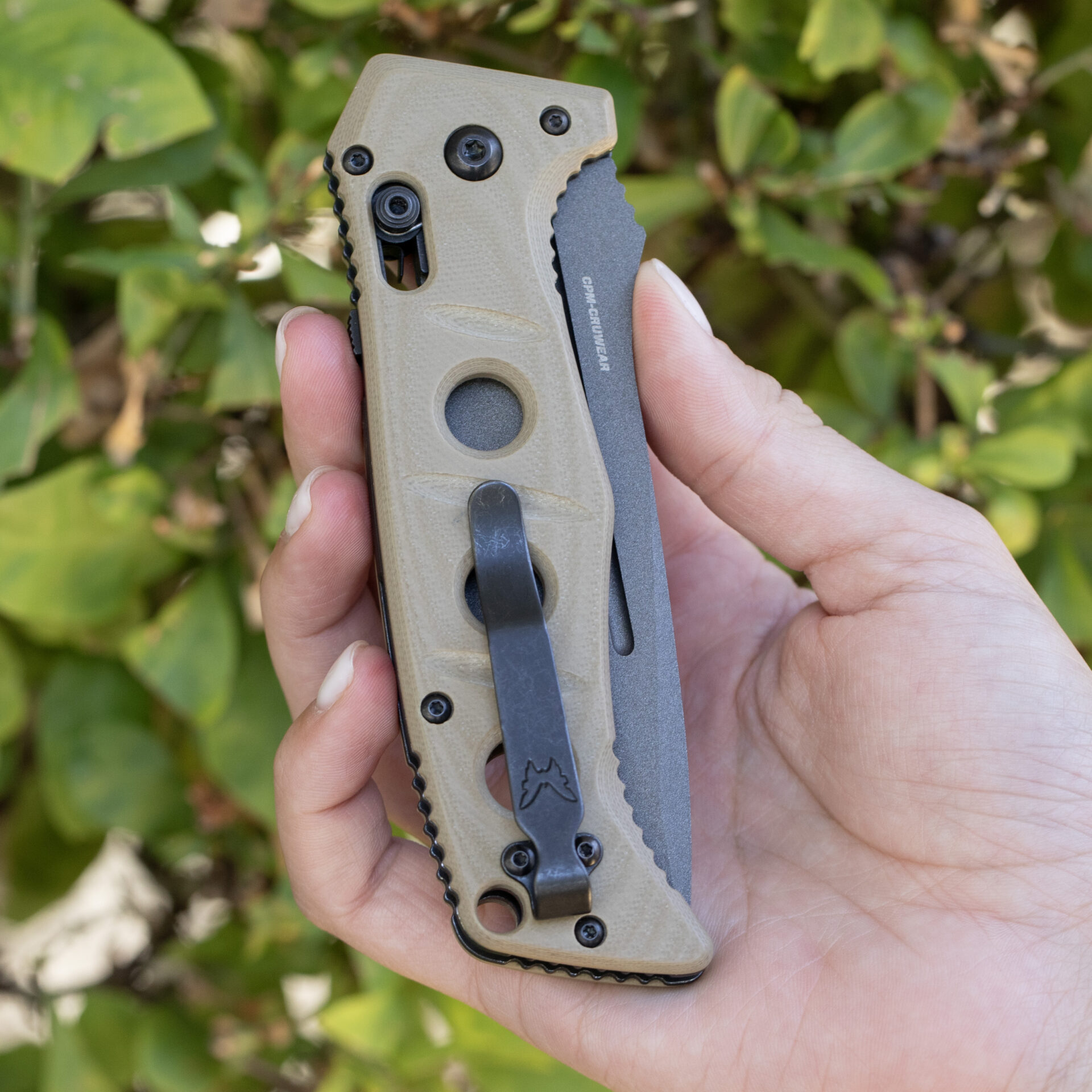 BENCHMADE 2750 AUTO ADAMAS® | CPM-CRUWEAR DESERT TAN G10 - Image 5