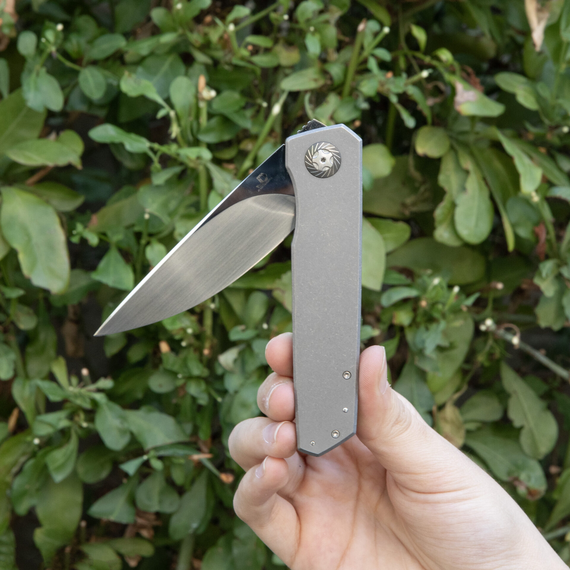 Ultra rare - JDVD Iridium ATS34 and Bead-blasted/tumbled TI - Image 5