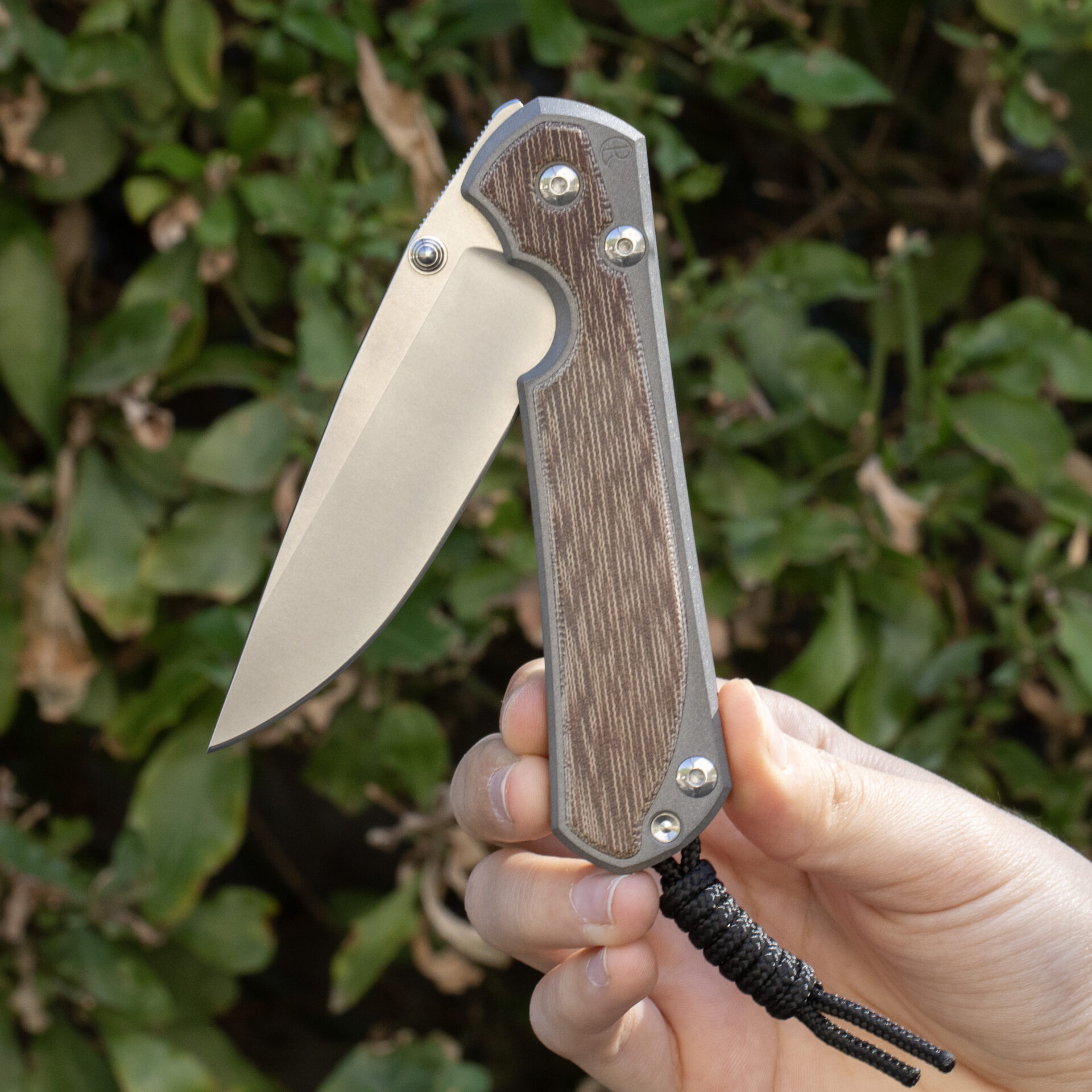 Chris Reeve Knives Large Sebenza 31 Natural Canvas Micarta L31-1212 - Image 5