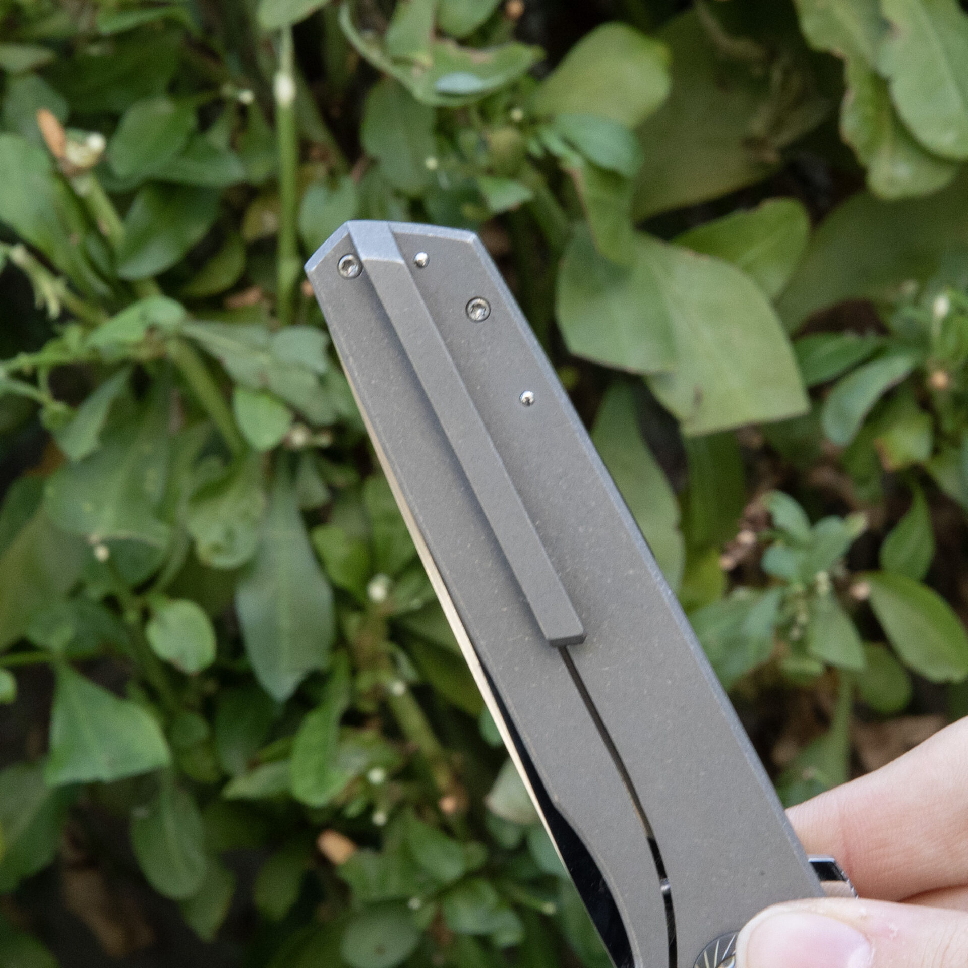 Ultra rare - JDVD Iridium ATS34 and Bead-blasted/tumbled TI - Image 6