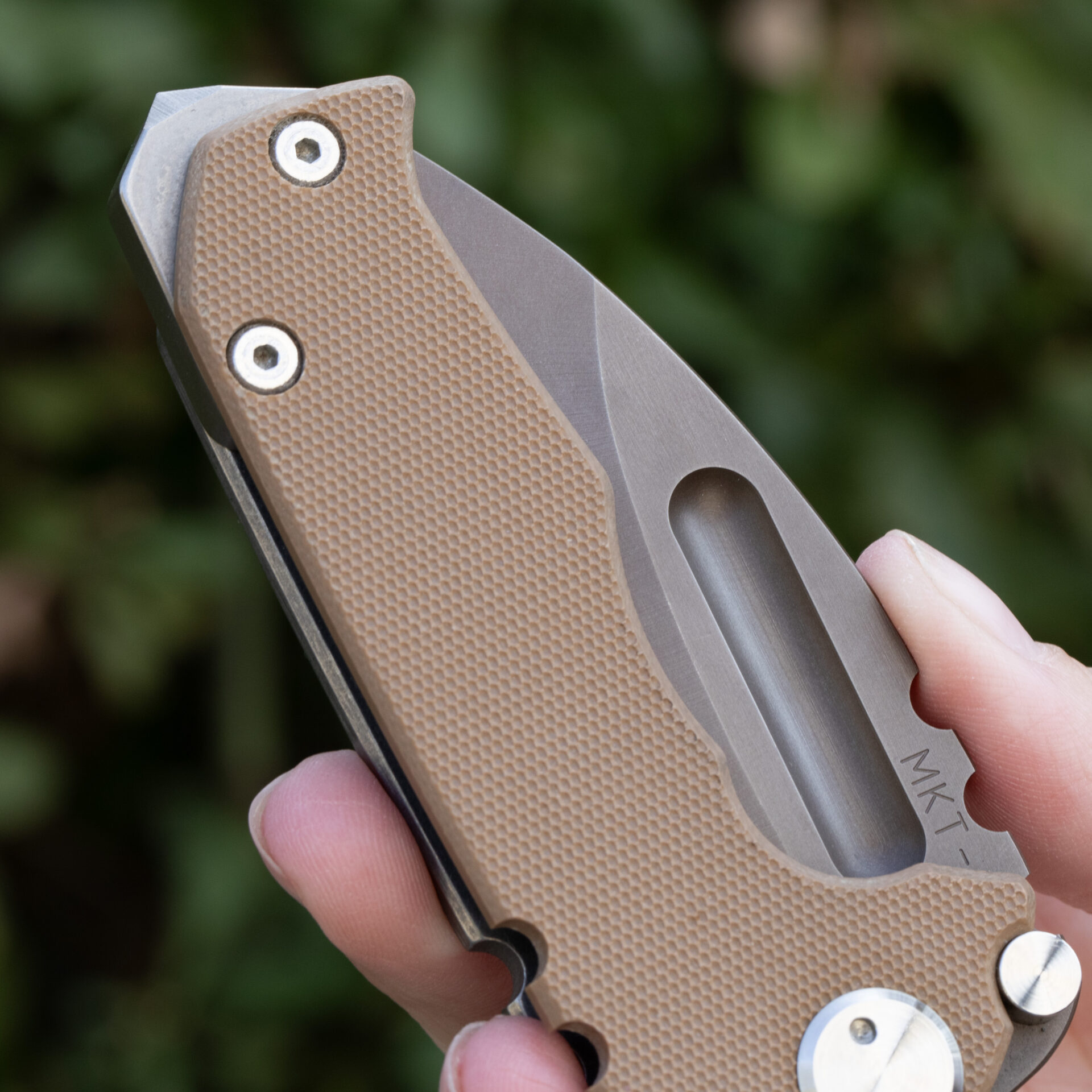 Medford Micro Preatorian Coyote Brown G10/Bronze Titanium Handles LTd 28/150 - Image 6