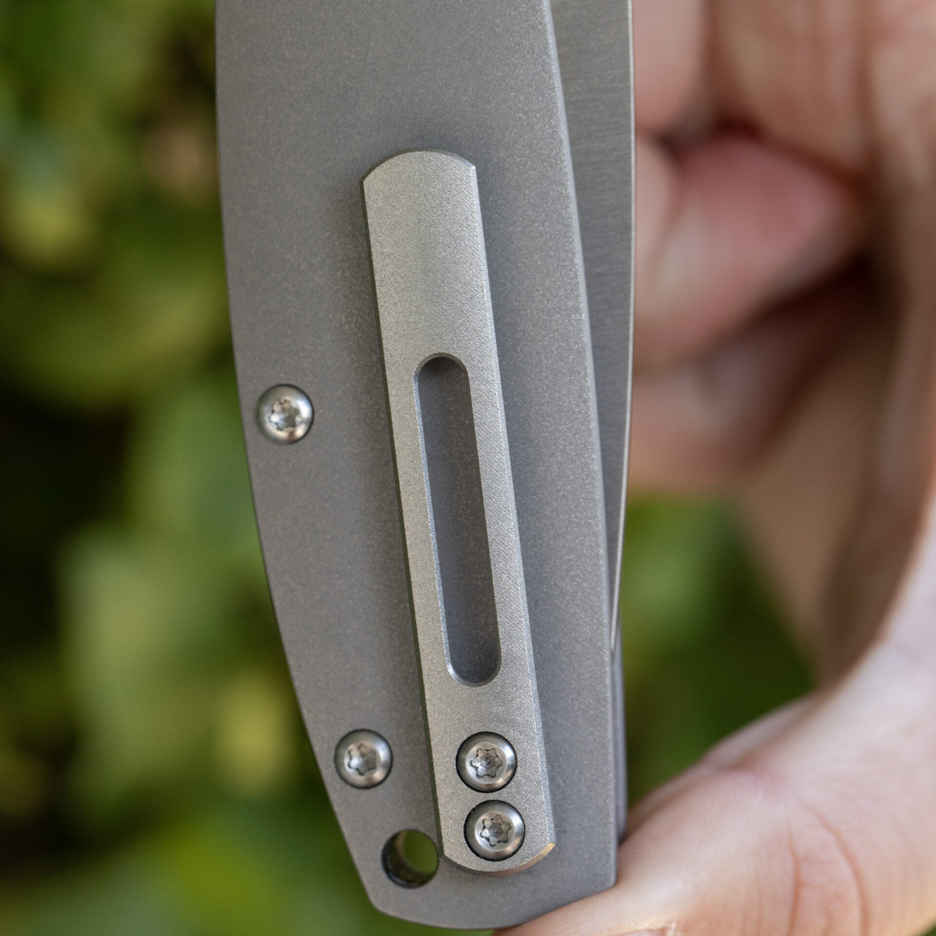 Monterey Bay Knives Rosalinda, Zirblast Titanium Handle, ZDP-189 (66-67HRC) - Image 9