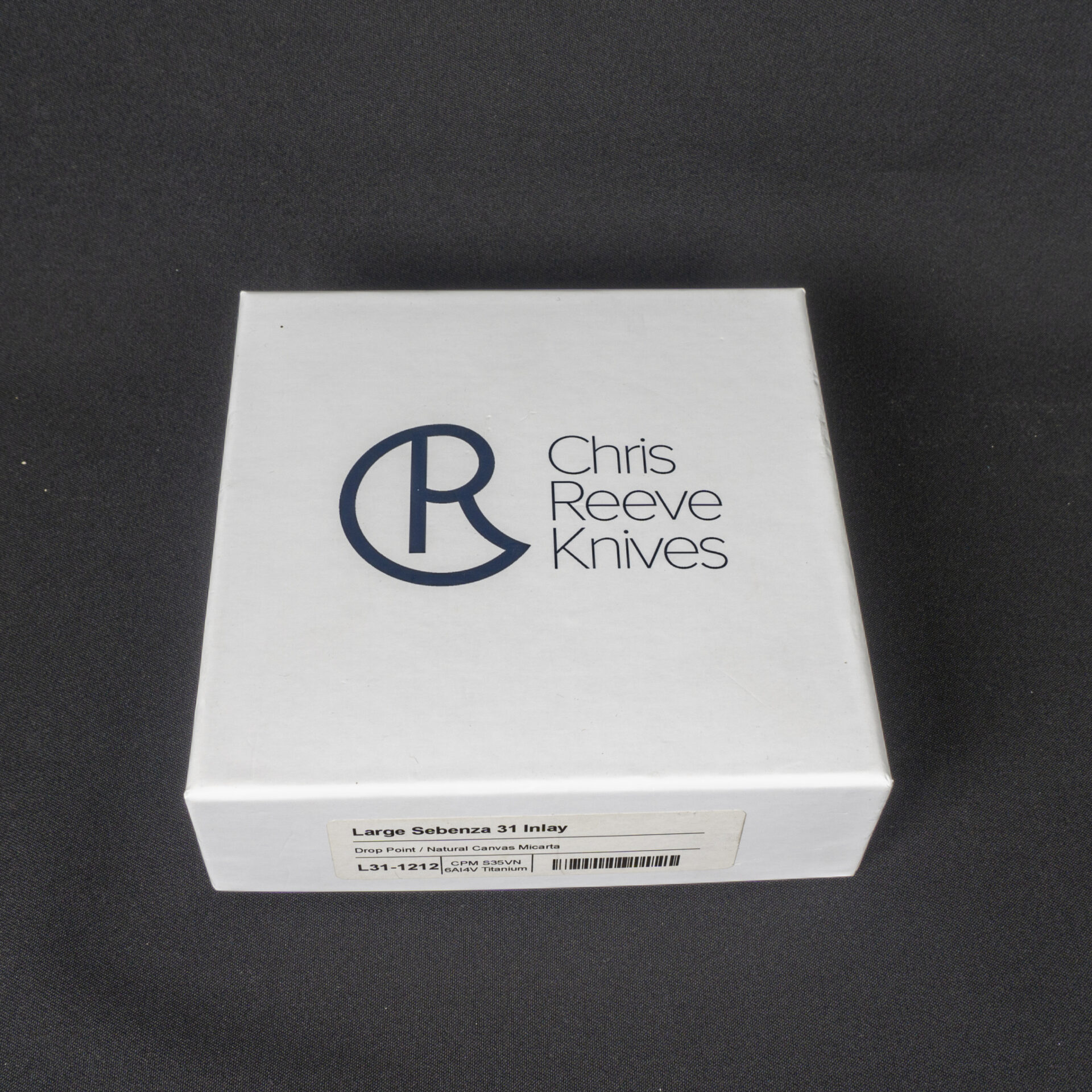 Chris Reeve Large Sebenza 31 Natural Canvas Micarta, Drop Point, S35 L31-1212 - Image 8