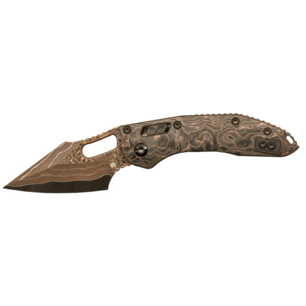 Microtech Damascus Stitch RAM LOK