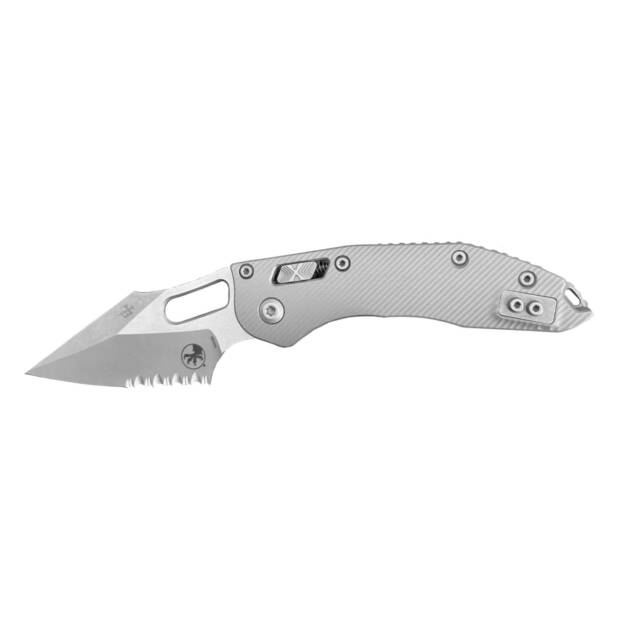 Microtech Stitch RAM-LOK S/E Fluted Natural Clear Apocalyptic