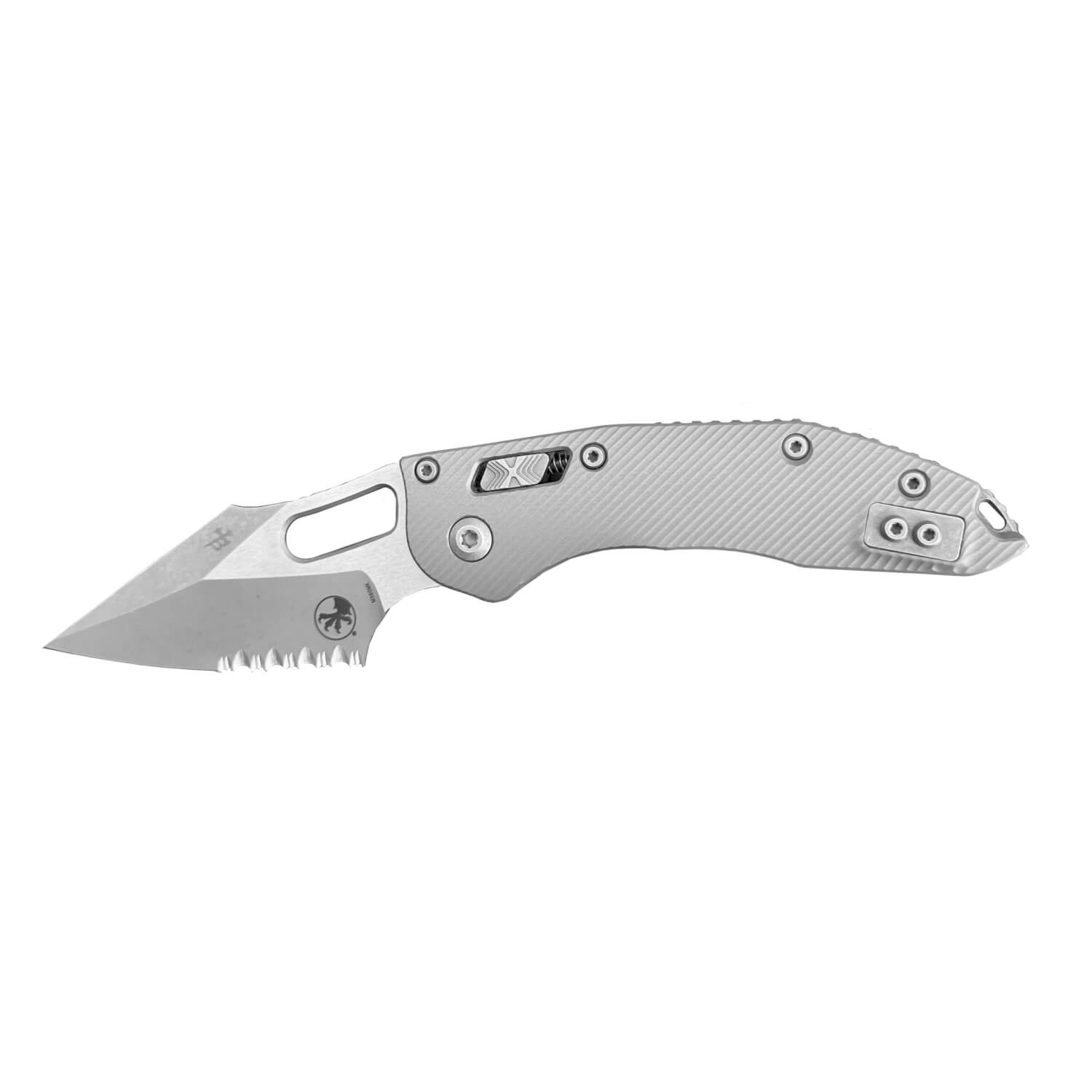 Microtech Stitch RAM-LOK S/E Fluted Natural Clear Apocalyptic