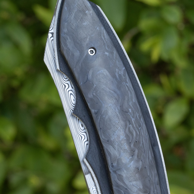 Handcrafted Snout Folder Damasteel by Corrie Schoeman - Image 6
