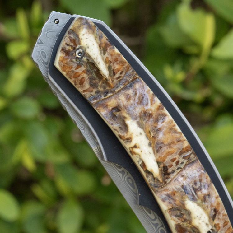 Handcrafted Snout Folder Damasteel by Corrie Schoeman - Image 7