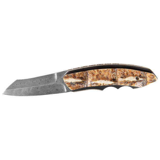 Handcrafted Snout Folder Damasteel by Corrie Schoeman