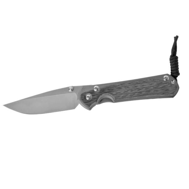 Chris Reeve Knives Large Sebenza 31 Black Canvas Micarta L31-1200
