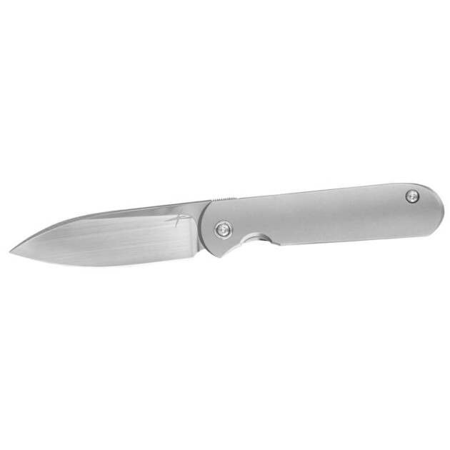 Bull Knives Shamwari Ti 2.75" Silver Spiro CHECKA